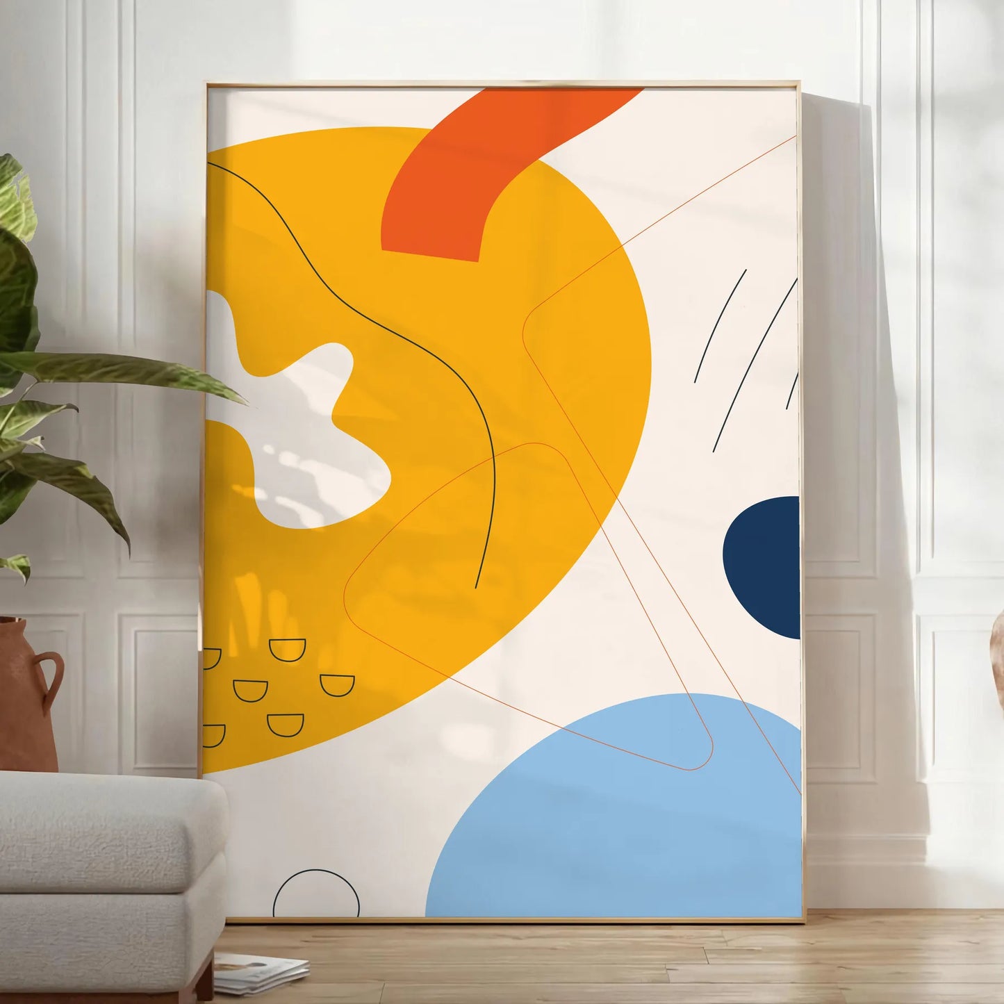 space captivating boho art poster stunning blend abstract bohemian style wall piece ideal gift lovers sizes A4 cm A0 unique decor needs