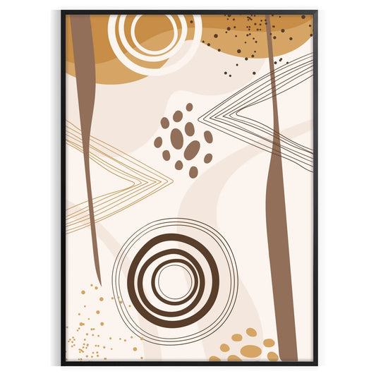 space boho art prints stunning abstract designs unique poster wall artwork exceptional gift various sizes A4 cm A0 touch bohemian beauty room