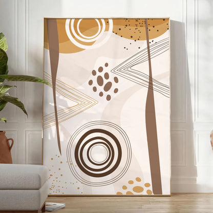 space boho art prints stunning abstract designs unique poster wall artwork exceptional gift various sizes A4 cm A0 touch bohemian beauty room