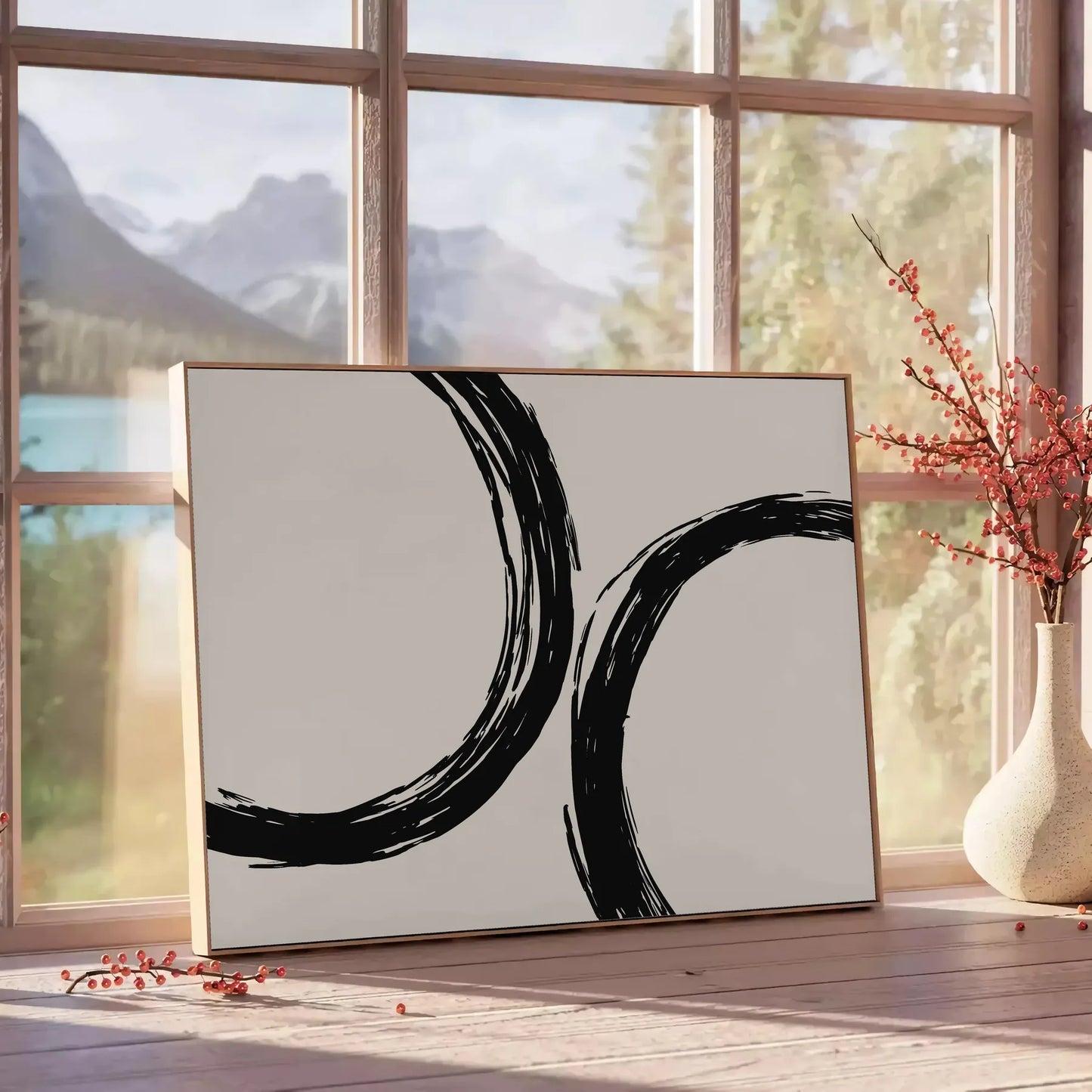 space captivating boho abstract wall art poster touch chic elegance stunning piece ideal gift lovers room artwork available style