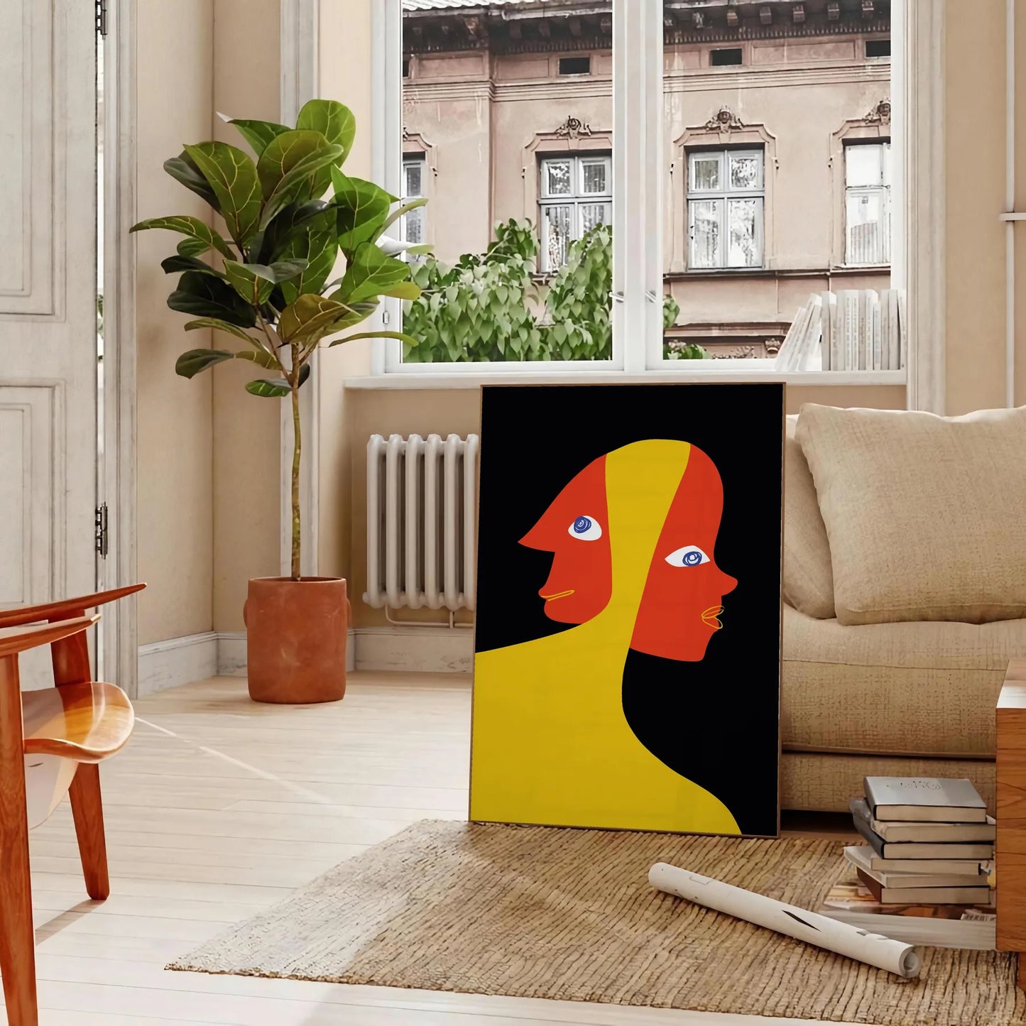 space Boho Art Wall Poster bohemian abstract print vibrant elegance room perfect free spirited decor unique gift artwork available unframed options style