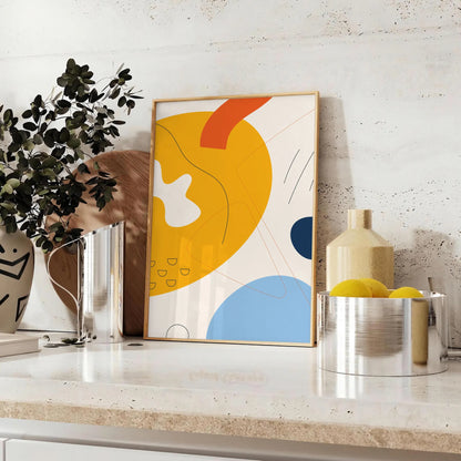 space captivating boho art poster stunning blend abstract bohemian style wall piece ideal gift lovers sizes A4 cm A0 unique decor needs