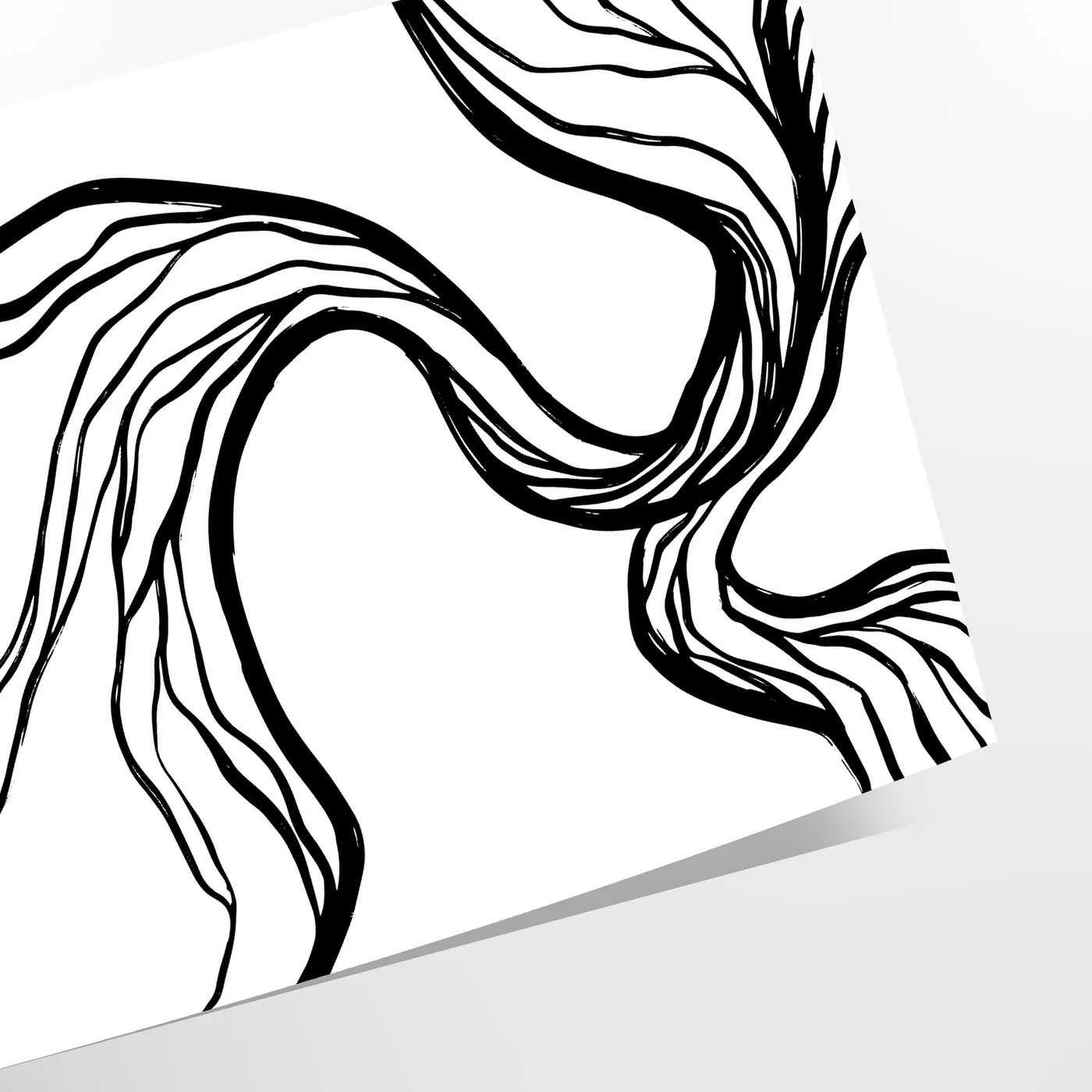 space boho wall art striking bohemian abstract design gray black tones captivating poster perfect gift available sizes A4 cm A0 home unique artwork today