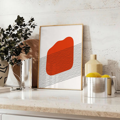 space boho abstract poster stunning print decor wall art thoughtful gift artwork home ambiance sizes A4 cm A0